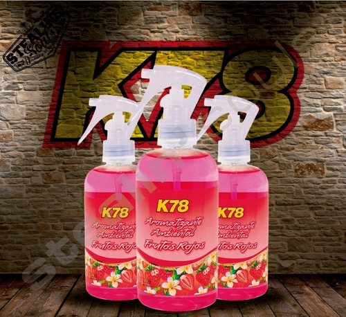 K78 | Fruto Rojos | Fragancia Perfume | Aromatizador | 250cc