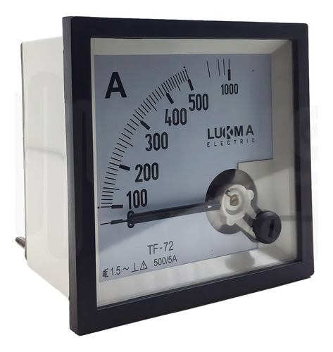 Amperímetro Analógico Lukma Lk-a72 500/5a