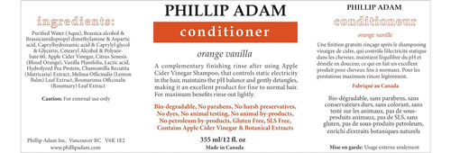 Conjunto De Shampoo E Condicionador Phillip Adam Orange Vani