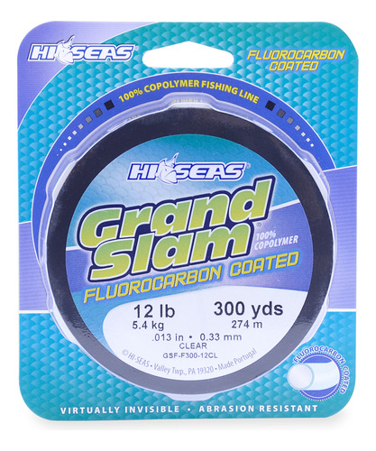 Hi-sea Carrete Grand Slam 300 Yarda 12 Libra