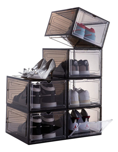 Caja De Zapatos Con Parte Delantera Abatible, Juego De ...
