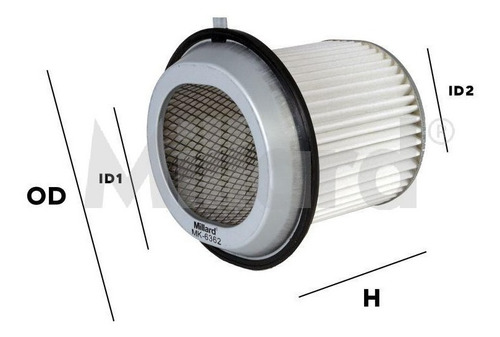 Filtro Aire Mitsubishi Eclipse 2.0 Ms Mf Mx Zx 2.0 1991-1996