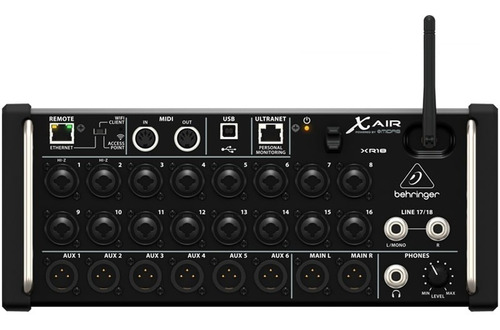 Mesa Som Behringer Xr18air Xr18 Air Mixer Digital 18 Canais