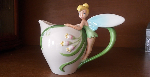 Cremera De Porcelana Disney Del Hada Tinkerbell