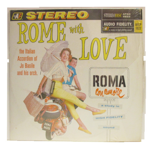 Jo Basile Rome With Love Roma Con Amore Lp Vinyl ¡! Acordión
