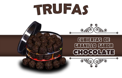 Trufa De Chocolate 60 Piezas