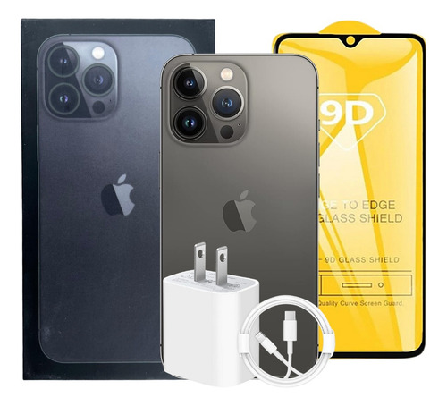 Apple iPhone 13 Pro Max (128 Gb) - Negro Con Caja Original (Reacondicionado)