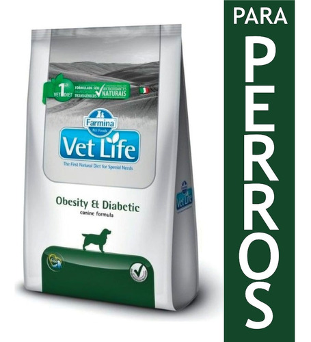 Vet Life Canino Obesity 2 Kg Pt