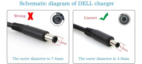 Imagen 2 de 6 de Cargador Dell Inspiron 15-5000 I5558 5555 5559 17-5755 5758