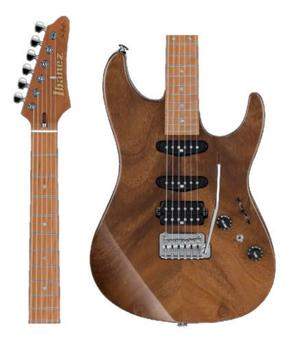 Guitarra Ibanez Tqm1 Nt Tom Quayle Made In Japan C/ Case Cor Natural Orientação Da Mão Destro