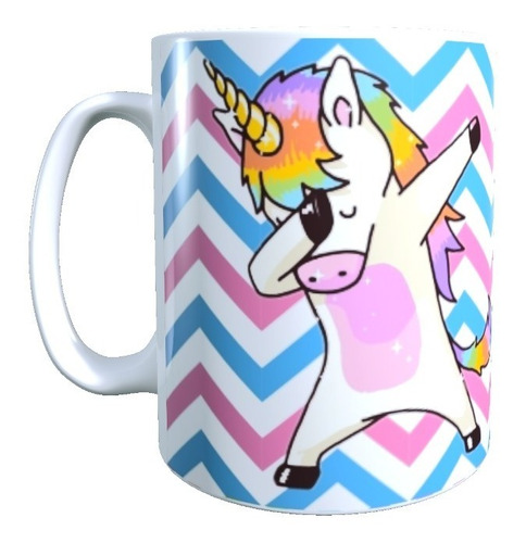 Taza - Tazón Diseño Unicornio Colores, 320 Cc