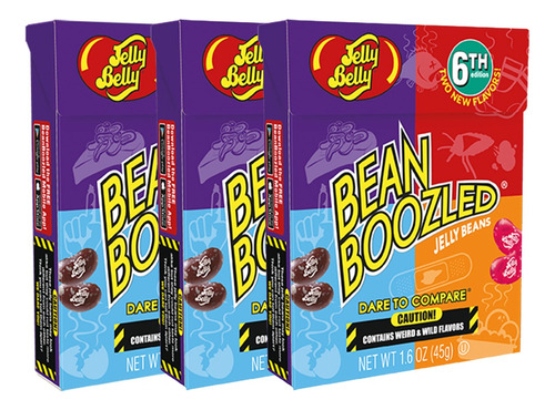 Combo Grageas Bean Boozled X3 - g a $230