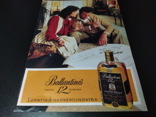 (pb741) Publicidad Clipping Whisky Ballantine's 12