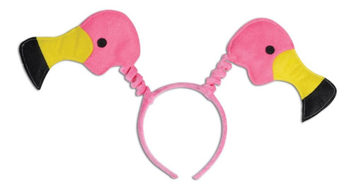 Club Pack De 12 Tropical Pink Flamingo Diadema Bopper