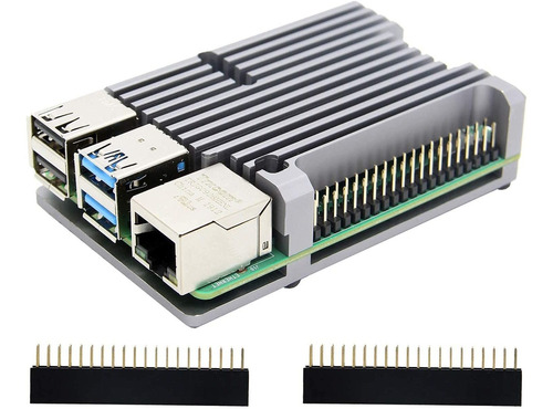 Carcasa Para Raspberry Pi 4 Armor, Refrigeracion Pasiva G...