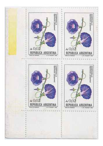 Argentina - Flores Argentinas - En Australes - Gj 2210
