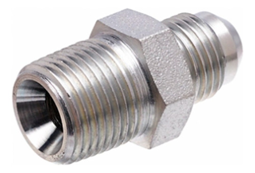 Adaptador Recto Rosca Jic Macho 1/2  X Npt Macho 1/2 