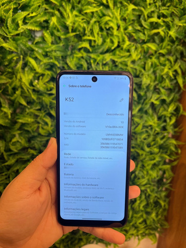 Lg K52 Cinza-escuro (Usado)