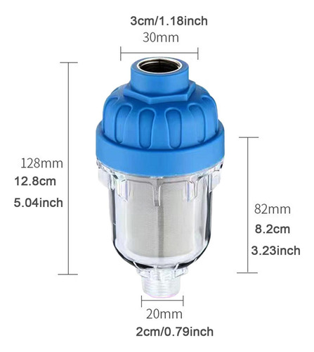 Filtro De Ducha Agua De Agua Previo Antiscilter Multiuse