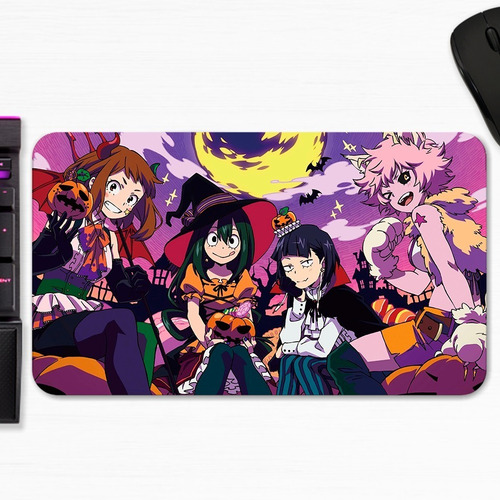 Mouse Pad My Hero Academia Chicas Halloween Art Gamer M