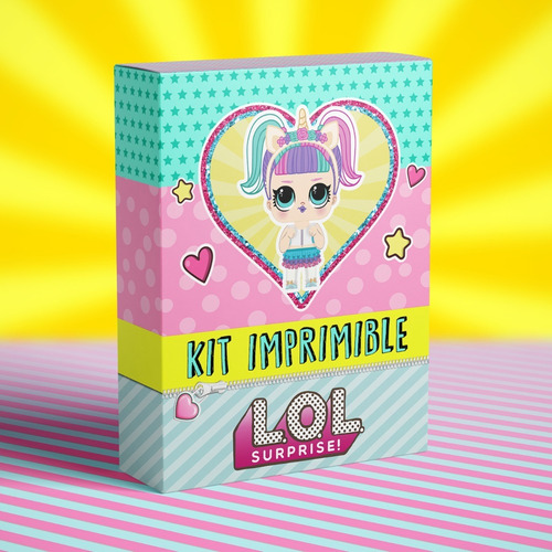 Kit Imprimible Lol Surprise Unicornio Personalizado