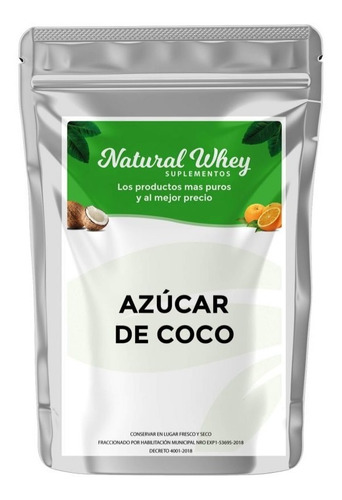 Azúcar De Coco Pura  250 Gramos 