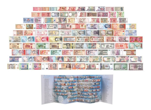 100 Billetes Antiguos Sin Circular De Todo El Mundo