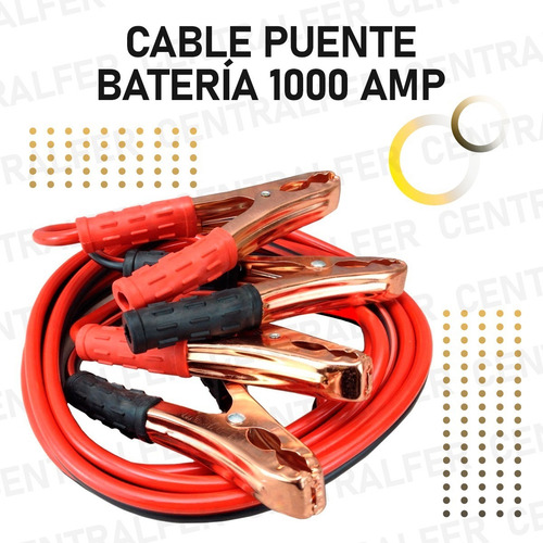 Cables Puente Para Batería De 1000 Amp Con Estuche
