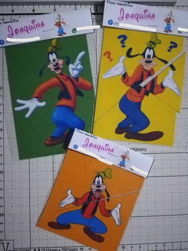 Imagen 3 de 8 de Puzle Magnético 6 Piezas, Sorpresitas, Souvenir (x10)
