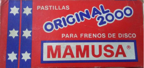 Pastillas De Freno Mamusa Originales 7019 Para Dodge