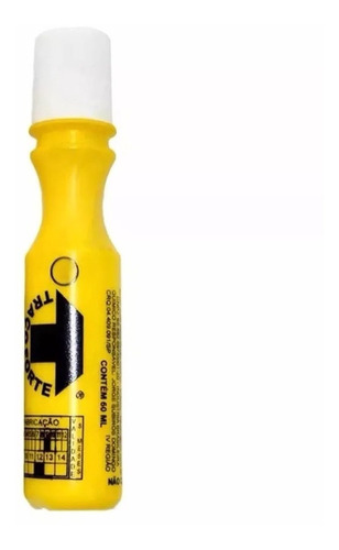 18 Marcador Industrial Amarelo 60ml 2mm Traço Forte - Baden