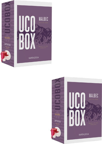 Vino Santa Julia Bag In Box Uco Box 3lts X2 - Oferta Celler