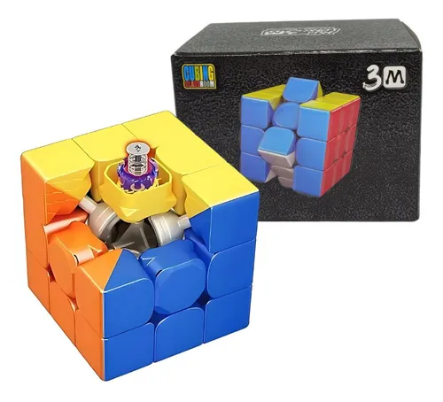 comprar Cubo Mágico Moyu 3x3 Magnético Speed Estrutura Cor Colorido