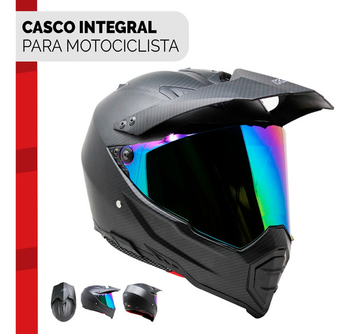 Casco Motociclista Kov Kx1 Carbon