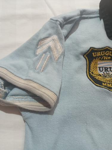 Camiseta De Rugby Y Polo Uruguay Original N+ Para Niños (Usado)