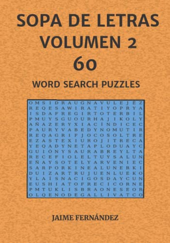 Sopa De Letras Volumen 2: 60 Word Search Puzzles