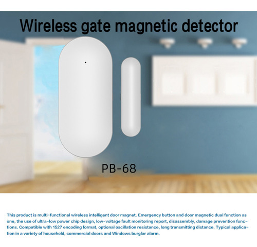 Wireless Magnetic Sensor Pgst 68r Door And Window Alarm