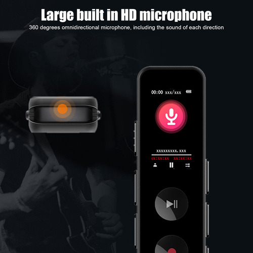 Grabadora De Voz Digital Para Mini Omnidireccional
