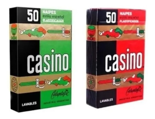 Naipes Españoles Casino X50 Cartas Pack X 10u