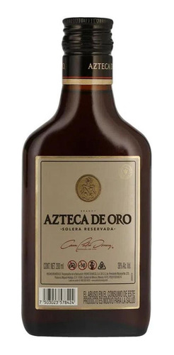 Paquete De 3 Brandy Azteca De Oro 200 Ml