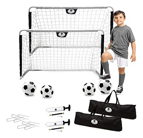 Morvat Soccer Goal Set Para Backyard, Outdoor Games Soccer 