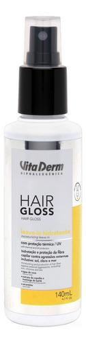 Vita Derm Leave-in Hair Gloss Hidratante Proteção Térmica