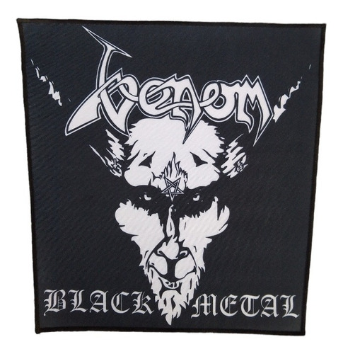 Espaldera Venom Black Metal Backpatch Parche Metalero