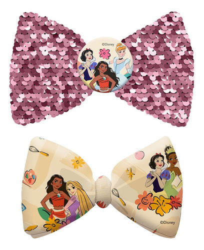 Disney Set De 2 Moños Princesas