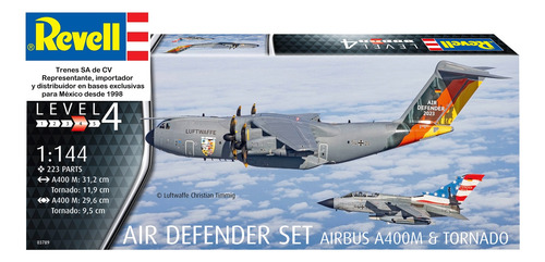 Air Defender Set Airbus A400m & Tornado By Revell # 3789