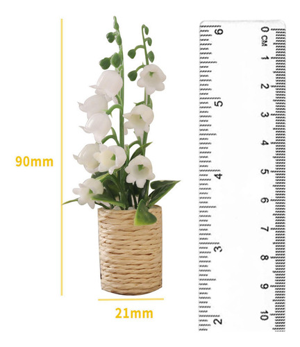 3 X 1/12 Mini Planta En Maceta Muebles De Jardín En