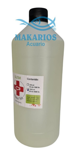 Imagen 2 de 6 de Glutar Water Vet 1 Litro Glutaraldehido Acuarios Plantados