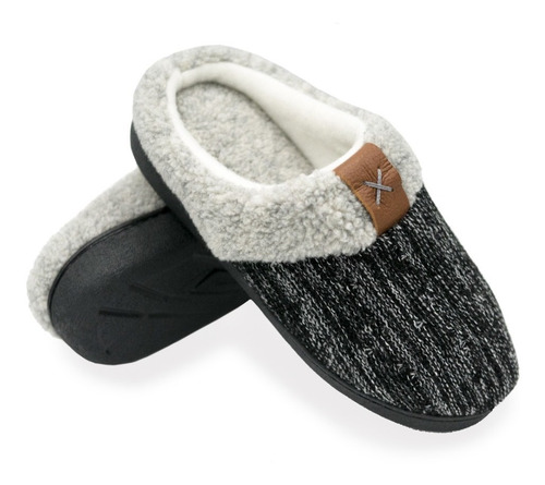Pantuflas London Acabados En Paño Y Felpa Termica Unisex