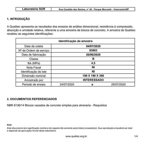 Imagem 1 de 5 de Bloco Forte Construções