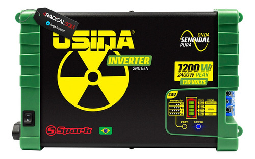 Inversor Tensão Senoidal Usina 1200w 24v 120v Trailer